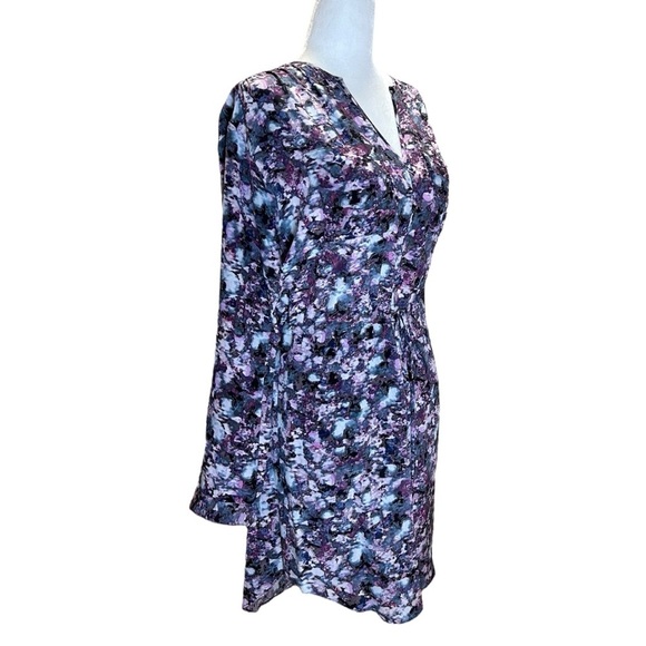 Rebecca Taylor - “Tapestry Collection ” Floral, Silk Mini Dress - Size 0, Purple - Picture 6 of 16